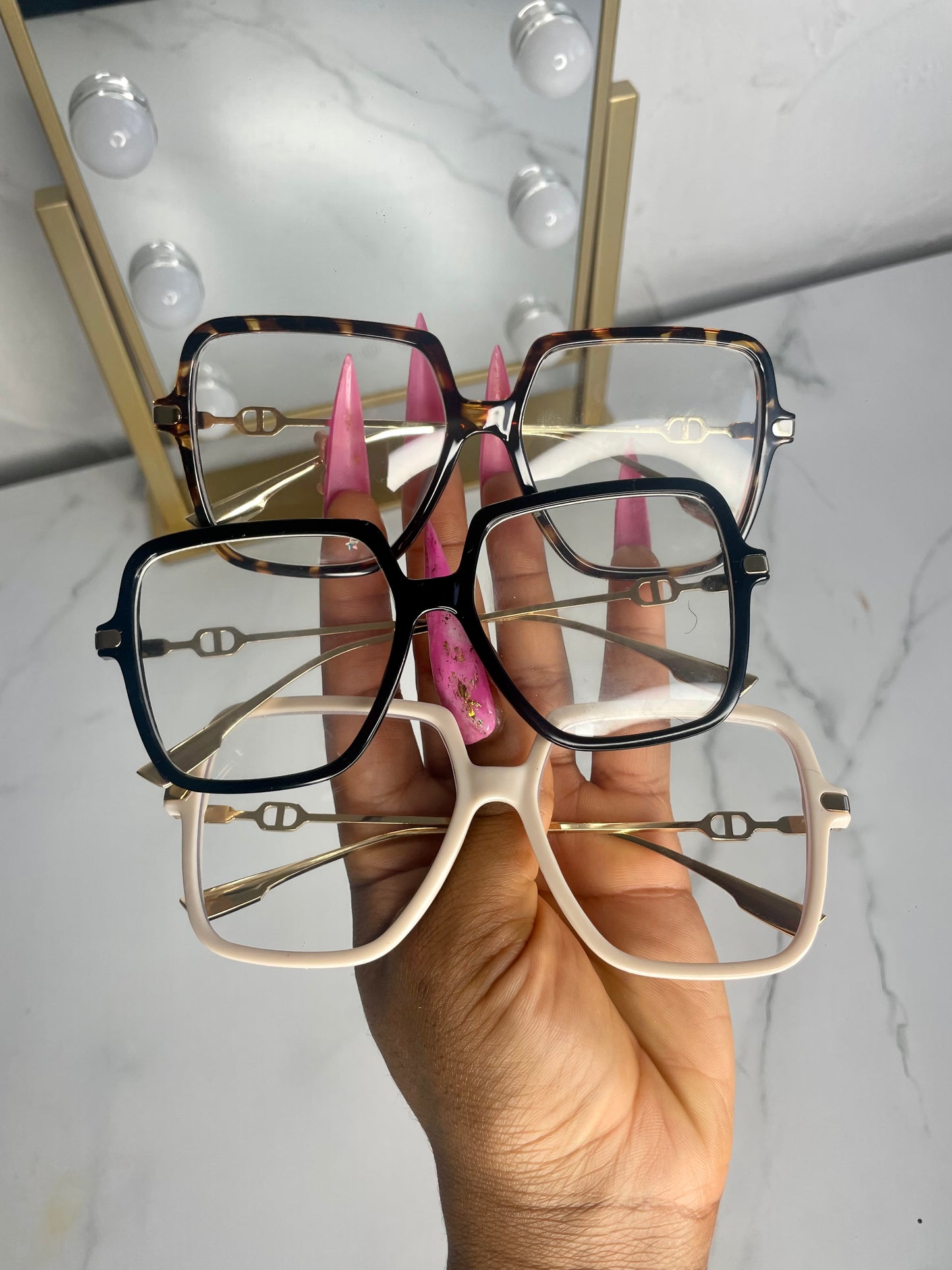 Leopard Oversized Frames